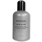 Mehron Makeup Hair White/Hair Silver (4.5 oz, Silver)