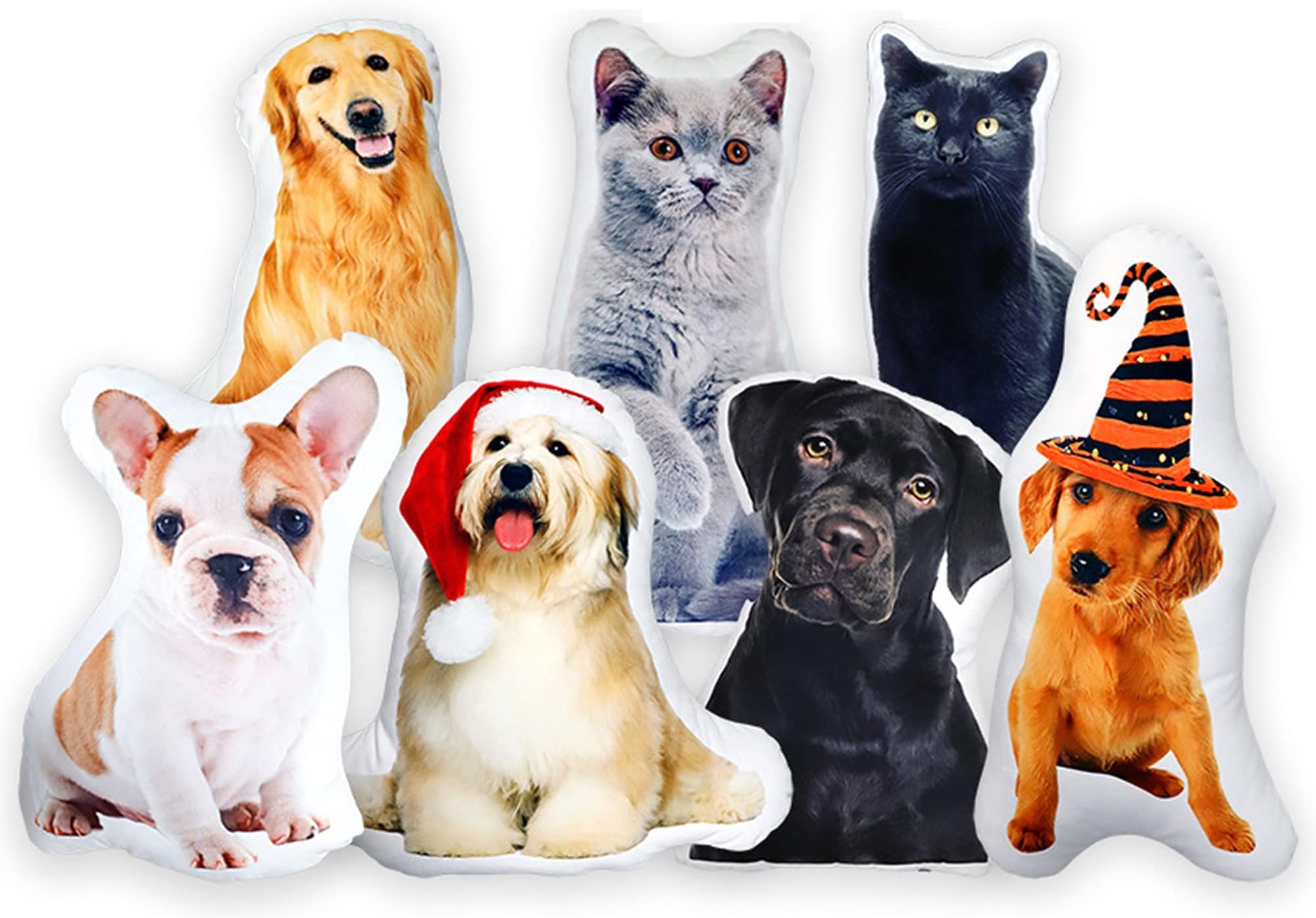 Personalized Pillow Pet. Customized 3D Duplex Printing Shaped Photo Pillow,for Home Decor Birthday Christmas Valentine's Day Gift,16 inches/40cm