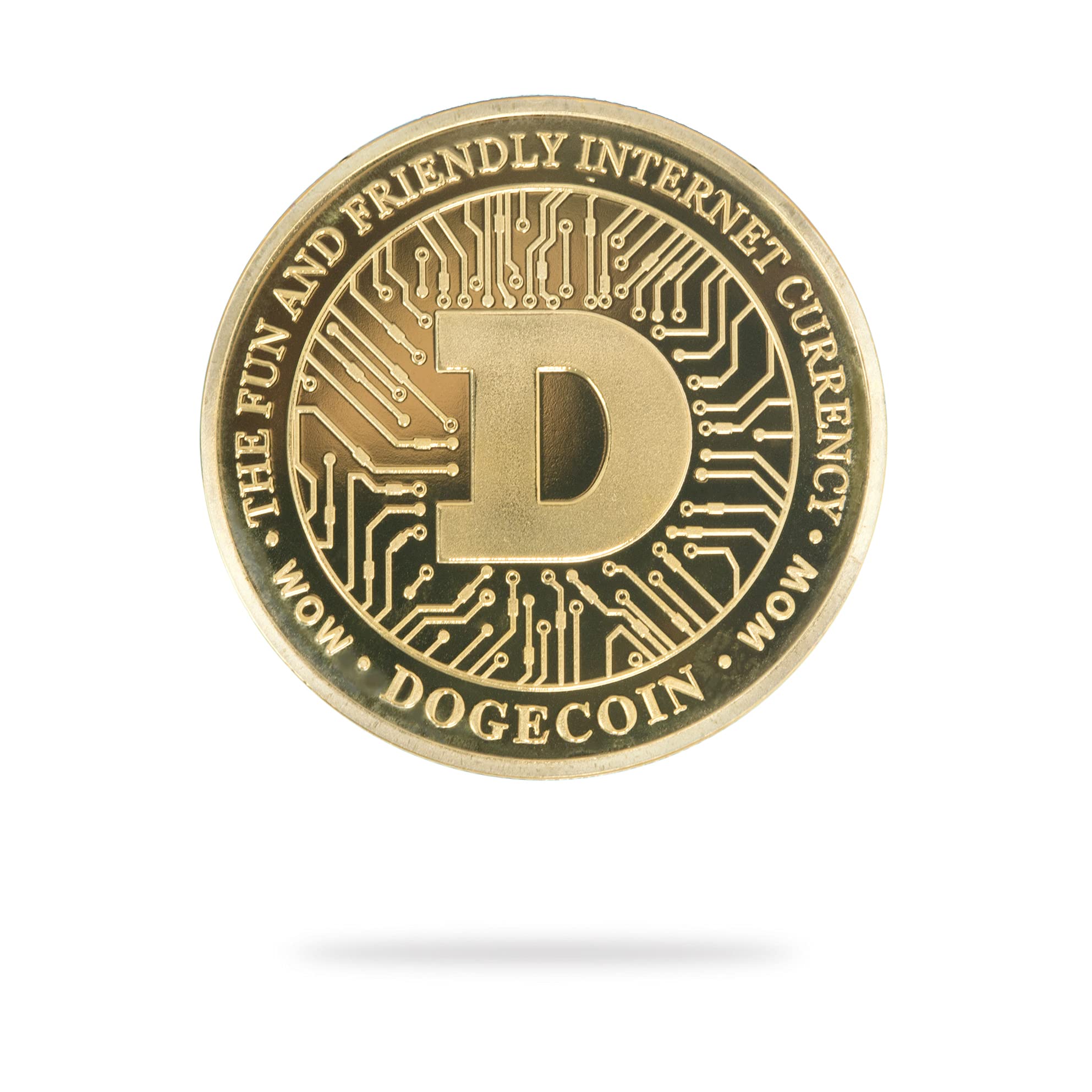 Amazon.com: Cryptochips | Dogecoin (Doge) Physical Crypto Coin |  Commemorative Cryptocurrency You Can HODL : Office Products