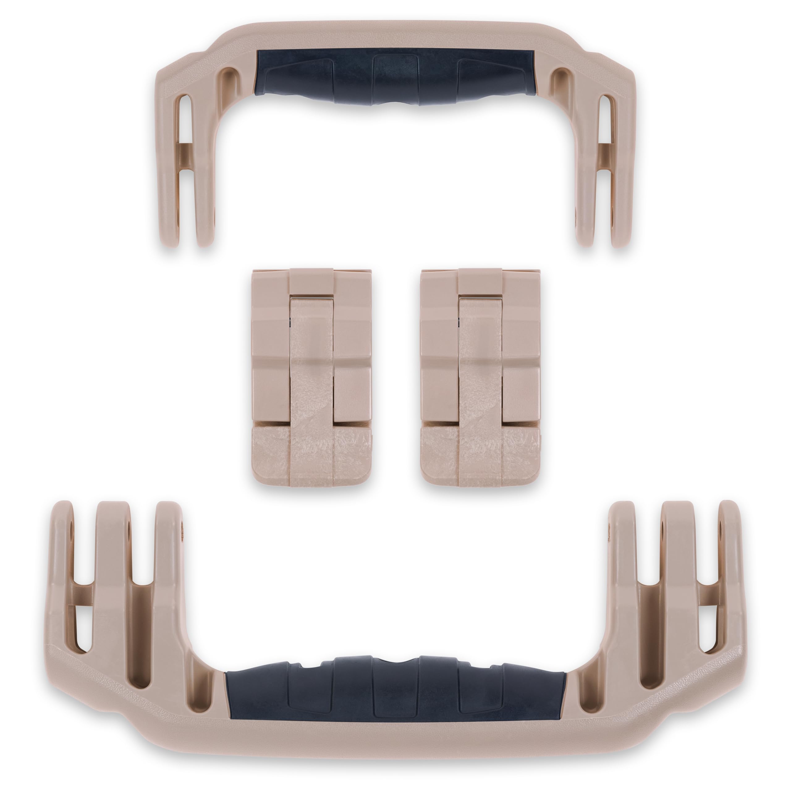Pelican 1510 Replacement Handle & Latch Set by ColorCase - Desert Tan Handles & Double Throw Latches-image-7