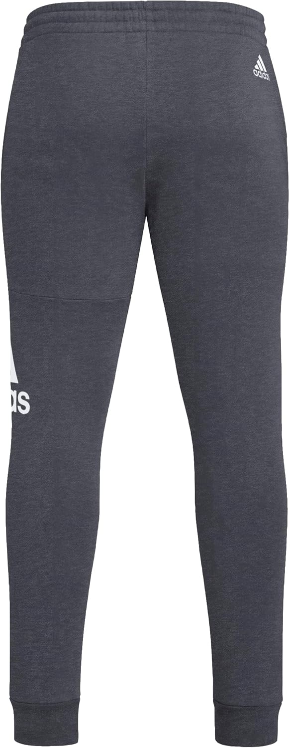 adidas Mens Essentials Fleece Tapered Cuff Big Logo Pants