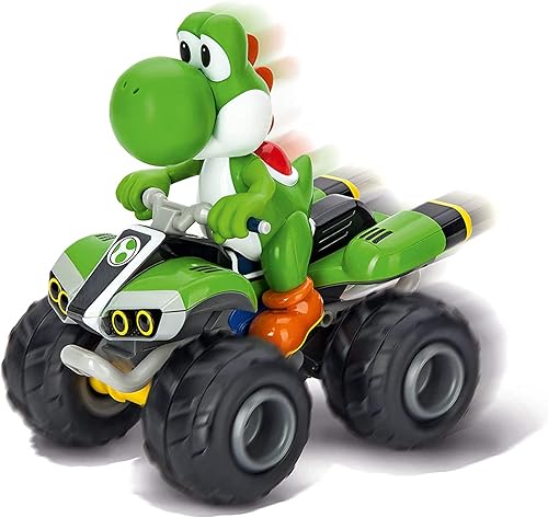 Miniatura 4 de Carrera RC Nintendo Mario Kart 2.4 GHz Radio Control Remoto Vehículo de Coche de Juguete - Yoshi Quad