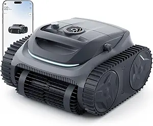 700 C10 Pool Cleaner Robot, Cordless Pool Vacuum w/Superior Suction, Triple Motors, Smart Navigation, APP Control Wall/Waterline, 140-Min Runtime for Inground Pools up to 861 Sq.Ft (Space Grey)