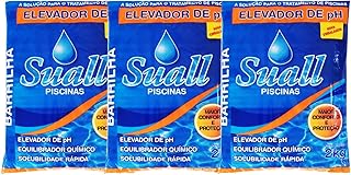 5 Barrilhas Leve Elevador De Ph 2 Kg Suall Para Piscinas