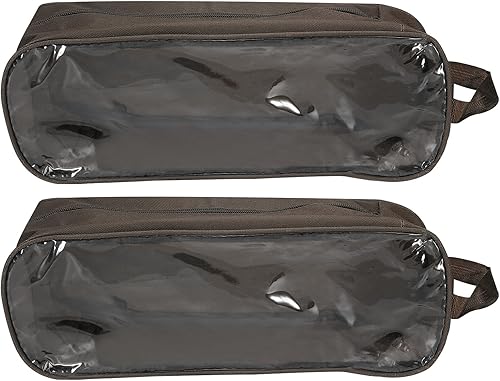 Miniatura 6 de PATIKIL Bolsas de zapatos de golf, bolsa organizadora de zapatos deportivos portátil, bolsa transpirable con cremallera para zapatos deportivos