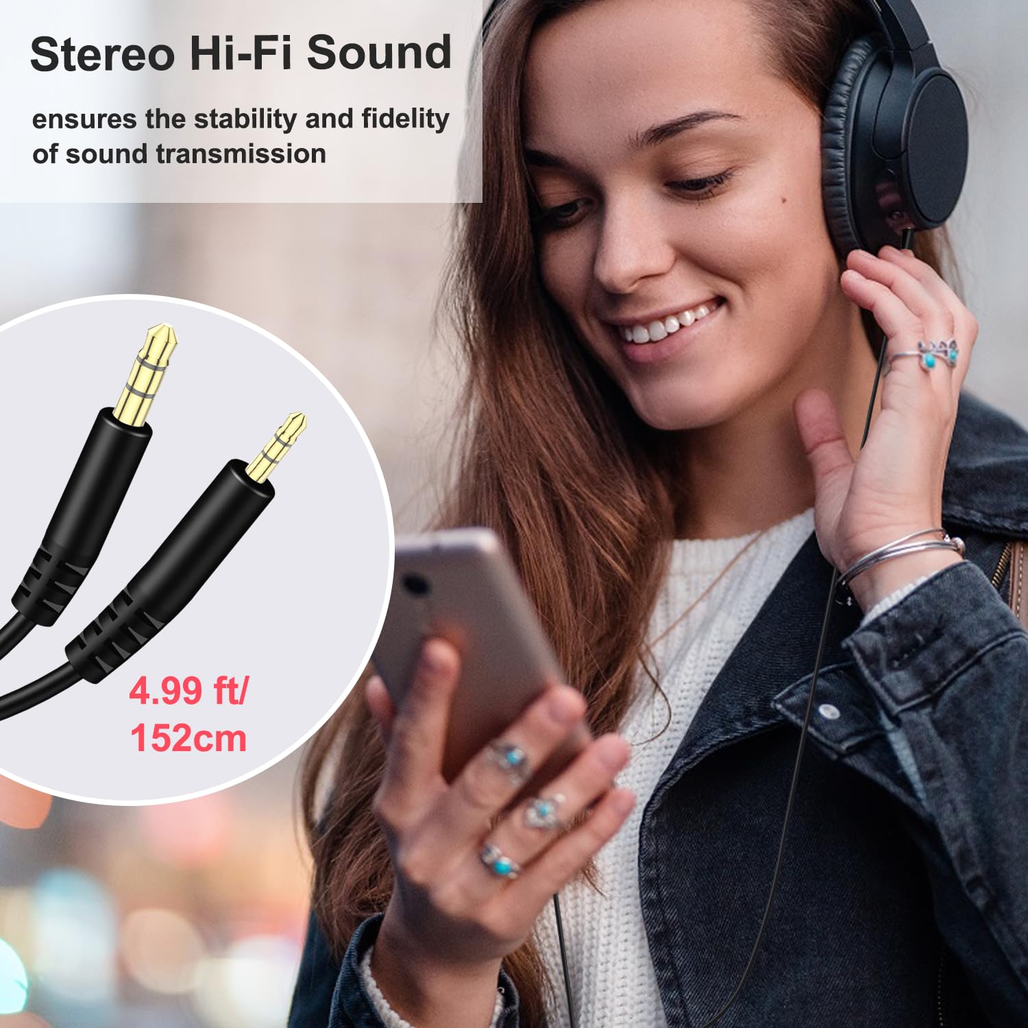 Amazon | 交換用オーディオケーブル Auxコード Boseヘッドフォン用 3.5