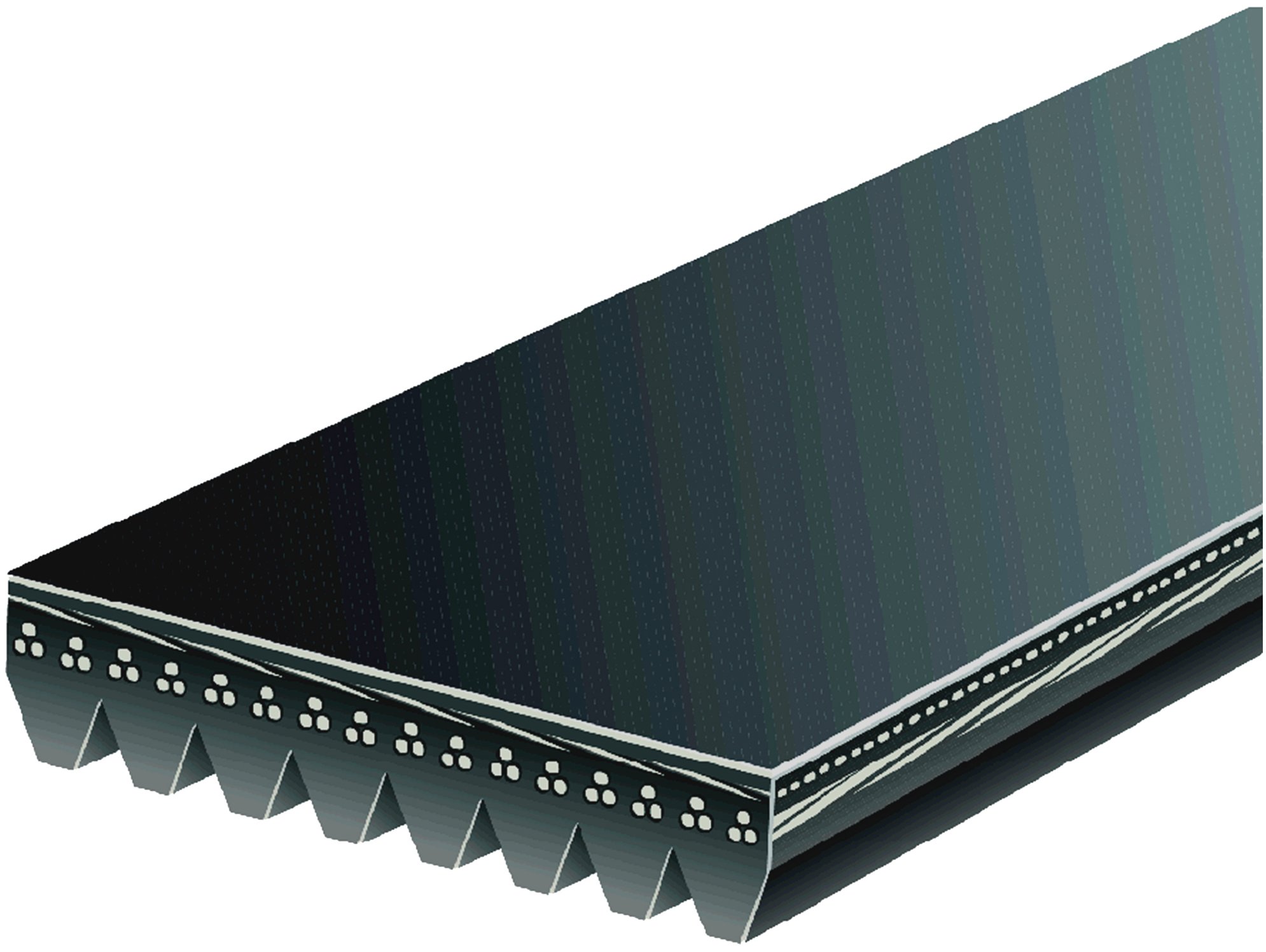 Amazon.com: ACDelco Gold 8K952 Standard V-Ribbed Serpentine Belt 