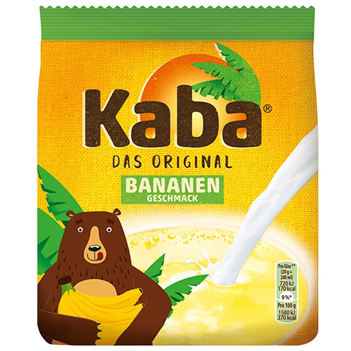 Bananen - Délicieuse boisson en poudre à saveur naturelle Banane, préparer facilement la boisson favorite - Compatible avec Kaba 400g