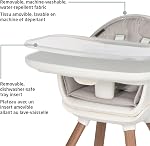 Maxi-Cosi Moa 8-in-1 High Chair, removable kitchen booster, converts to stool, table and chair, easy to clean, Horizon Sand