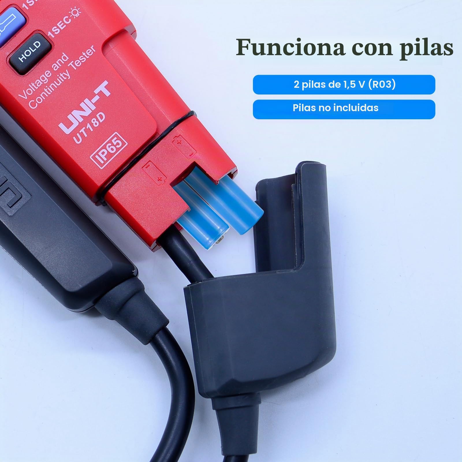 UNI-T UT18D Voltage And Continuity Tester Auto Range Volt Detectors Pen Date Hold/LED/LCD Display Digital Multimeter