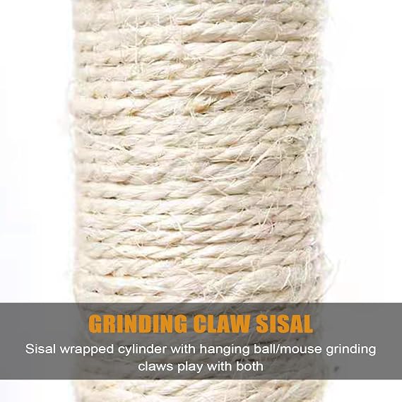 Cat Post Scratcher Vertical Sisal Cat Scratching Posts