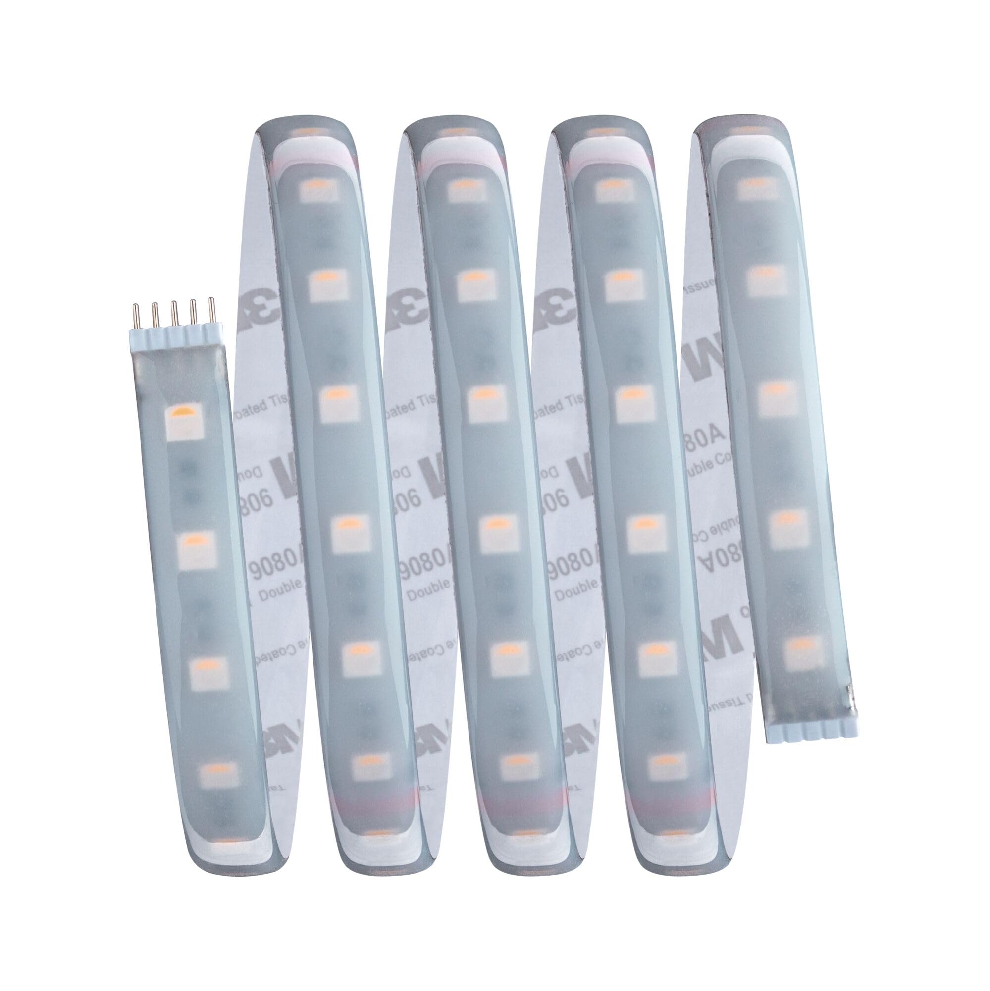 Paulmann 70627 Juego básico MaxLED RGBW strip LED con recubrimiento 15 m tira de luz 18 W con función de cambio de color mando a distancia incluido