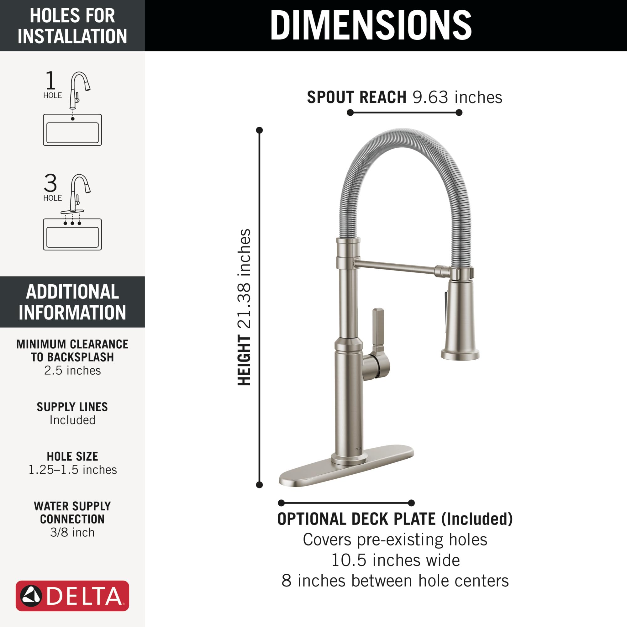 【ol】1117/loro simple pierce S Delta Saylor Single Handle Centerset Bathroom Faucet in