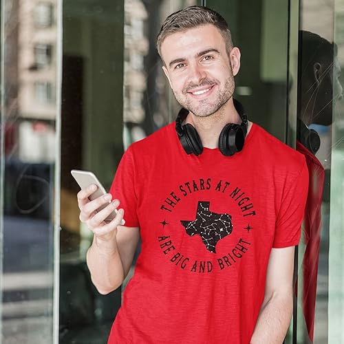 Miniatura 7 de Texas Stars at Night are Big and Bright Song Design Novelty Graphic Tee T-Shirt