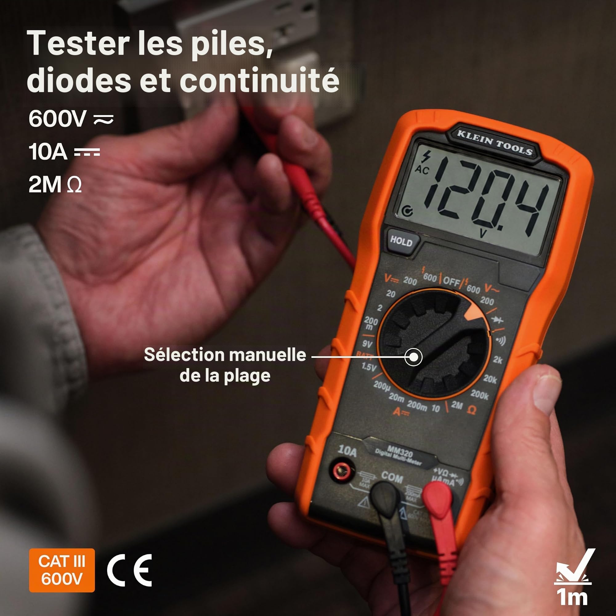 Klein Tools 69149P Kit de test électrique, 3 pièces
