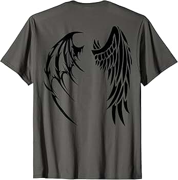 Amilige 天使と悪魔のクマTシャツ Amilige 天使と悪魔のクマTシャツ 71FdvUumgyL.jpg