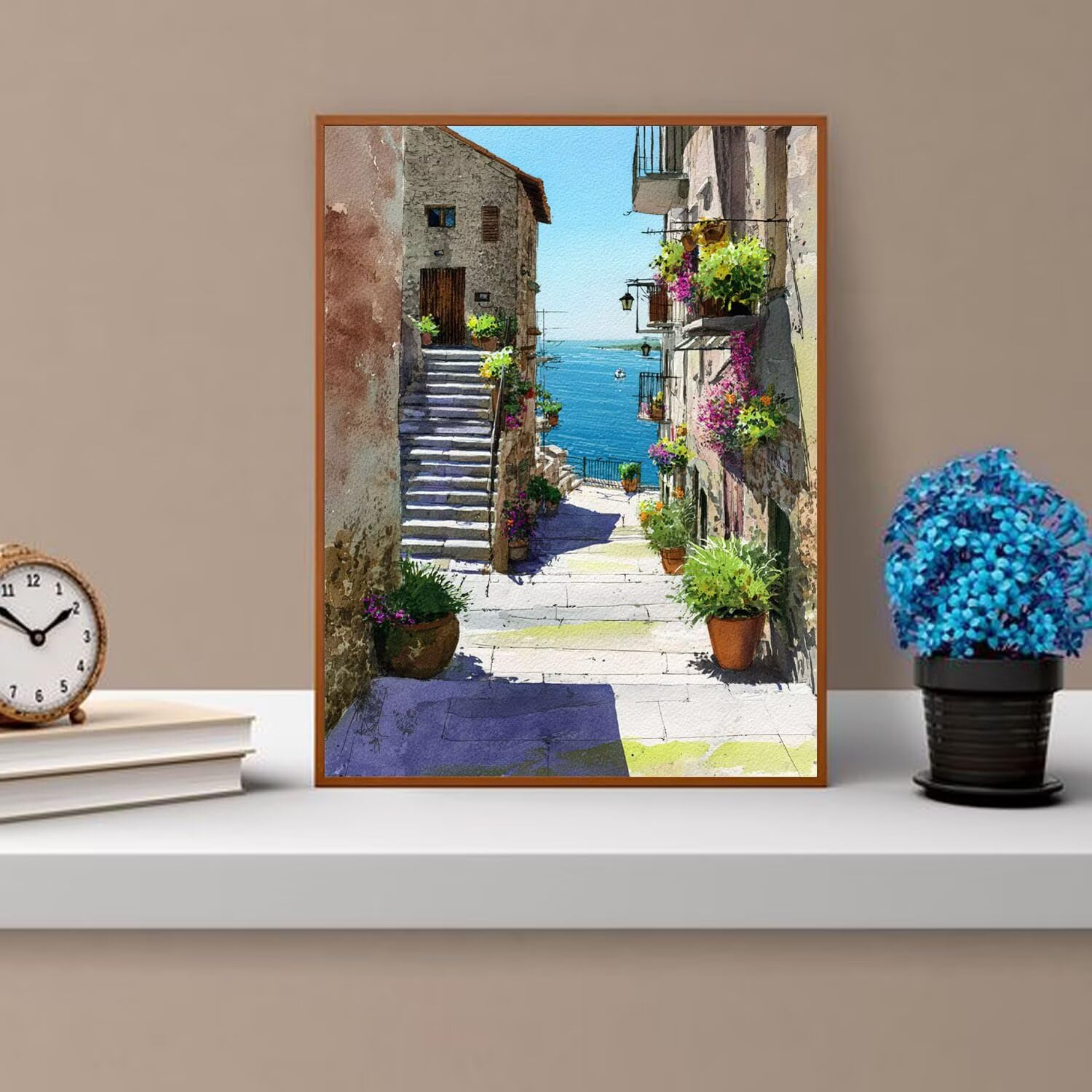 Dipingere con i Numeri Adulti piante, Le scale Dipingere con i Numeri Bambini DIY Kit, Set Premium con Pennelli, Decorazione Casa & Creativo Regalo, Attività di Tempo libero 70x95cm z-490