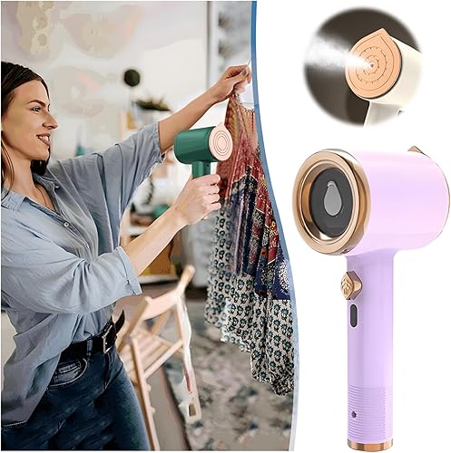 Mini máquina de planchar portátil, mini plancha de vapor de viaje, vaporizador de mano para ropa, precalentamiento rápido, planchado en seco a