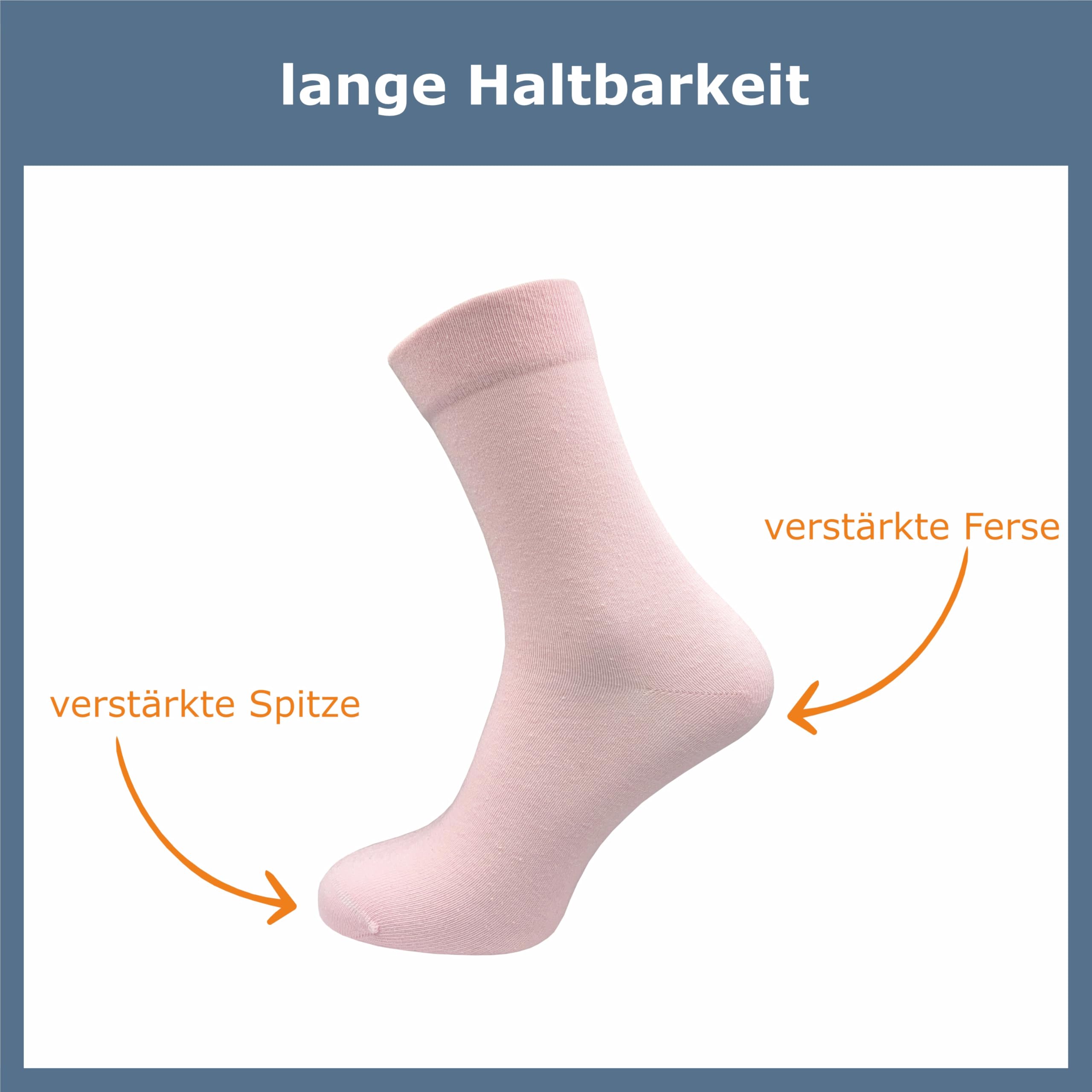GAWILO Venensocken für Damen (9 Paar) | Ohne Gummibund & ohne drückende Naht | Socken mit Komfortbund | Weich & bequem