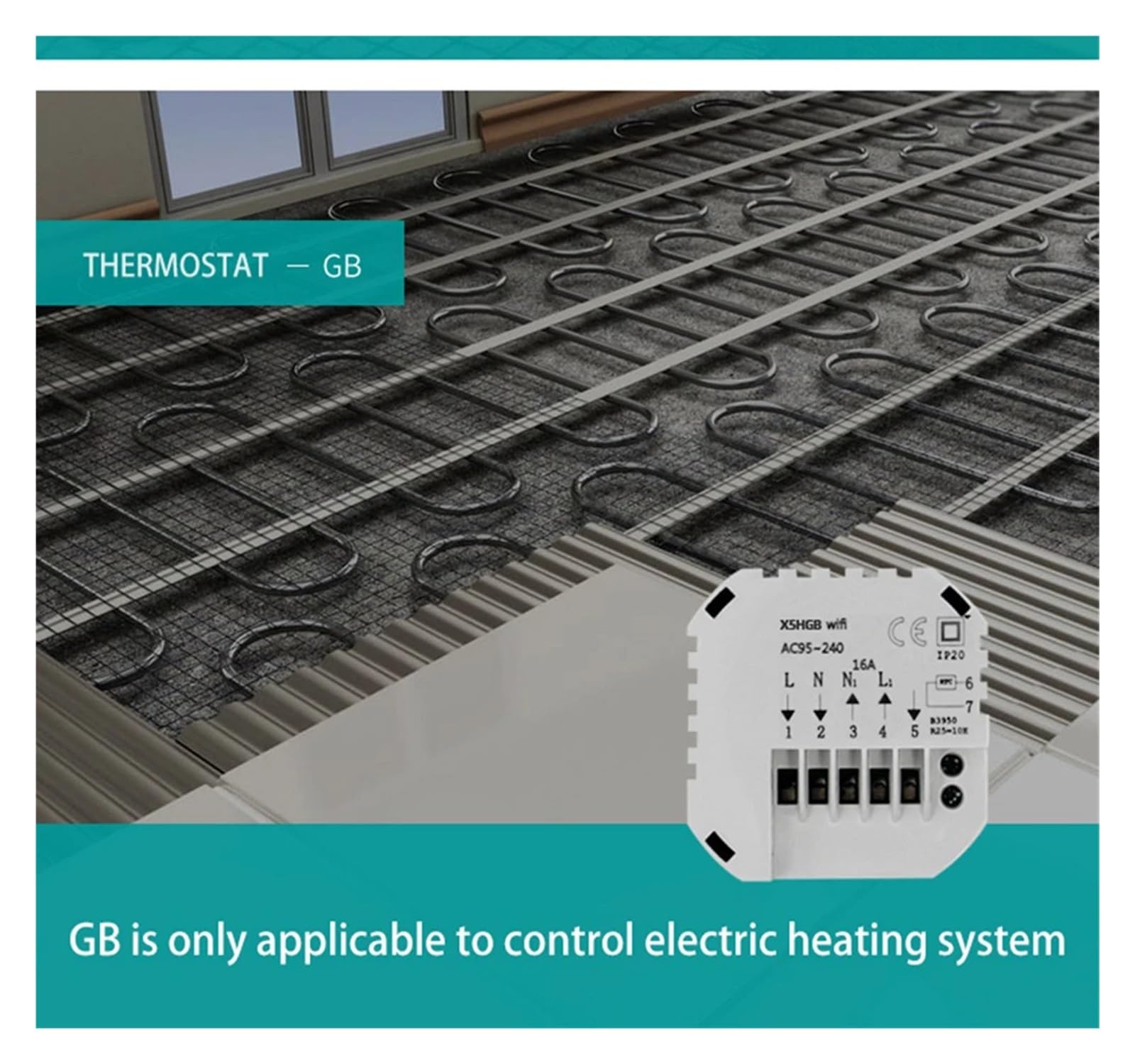 Termostato Intelligente, TUYA Smart Programmabile Termostato App Controllo LCD Termostatico 16A Grande Potenza Programmabile Controller 95 V 240 V