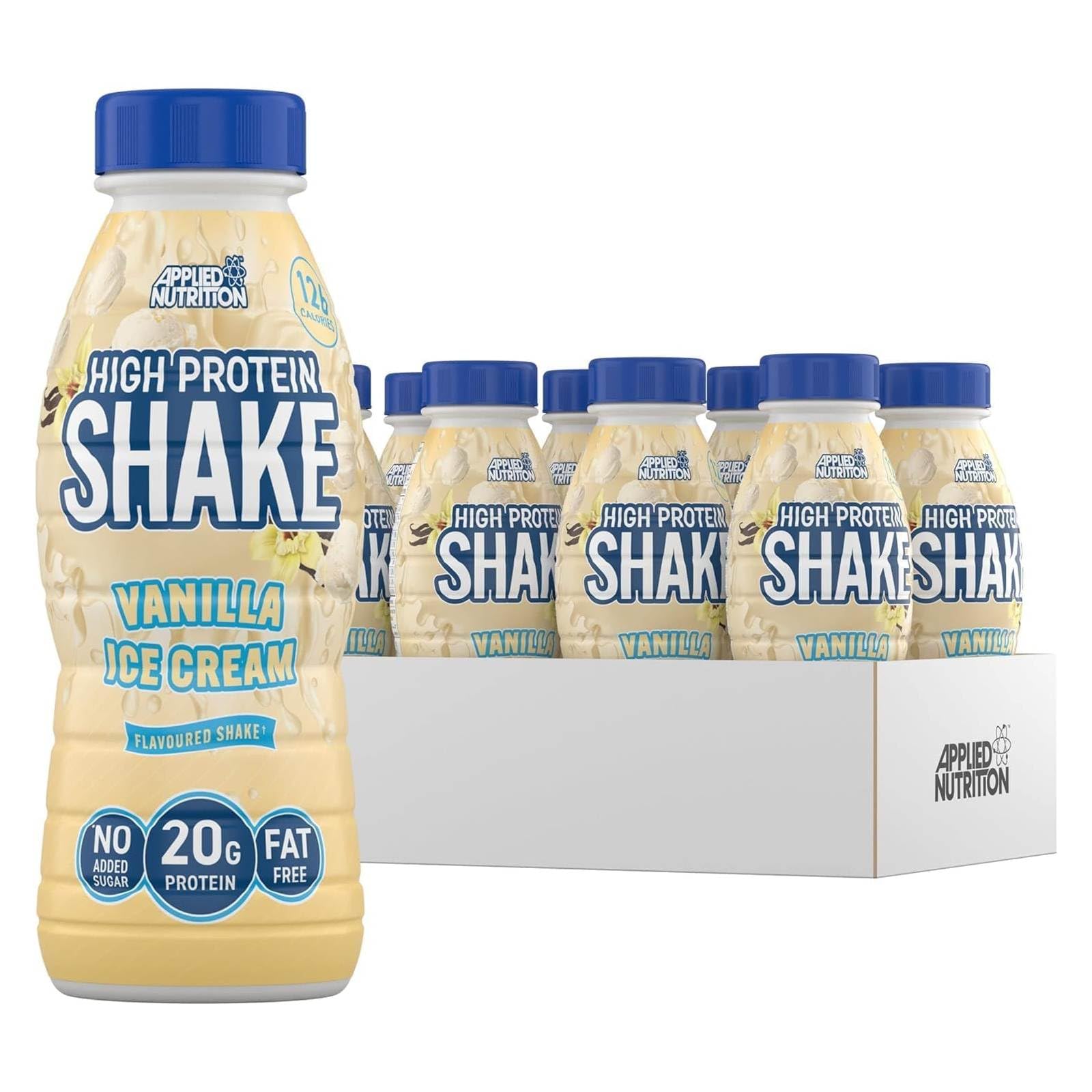 Applied Nutrition Rtd High Protein Shake 330Ml Vanilla Ice Cream X 8