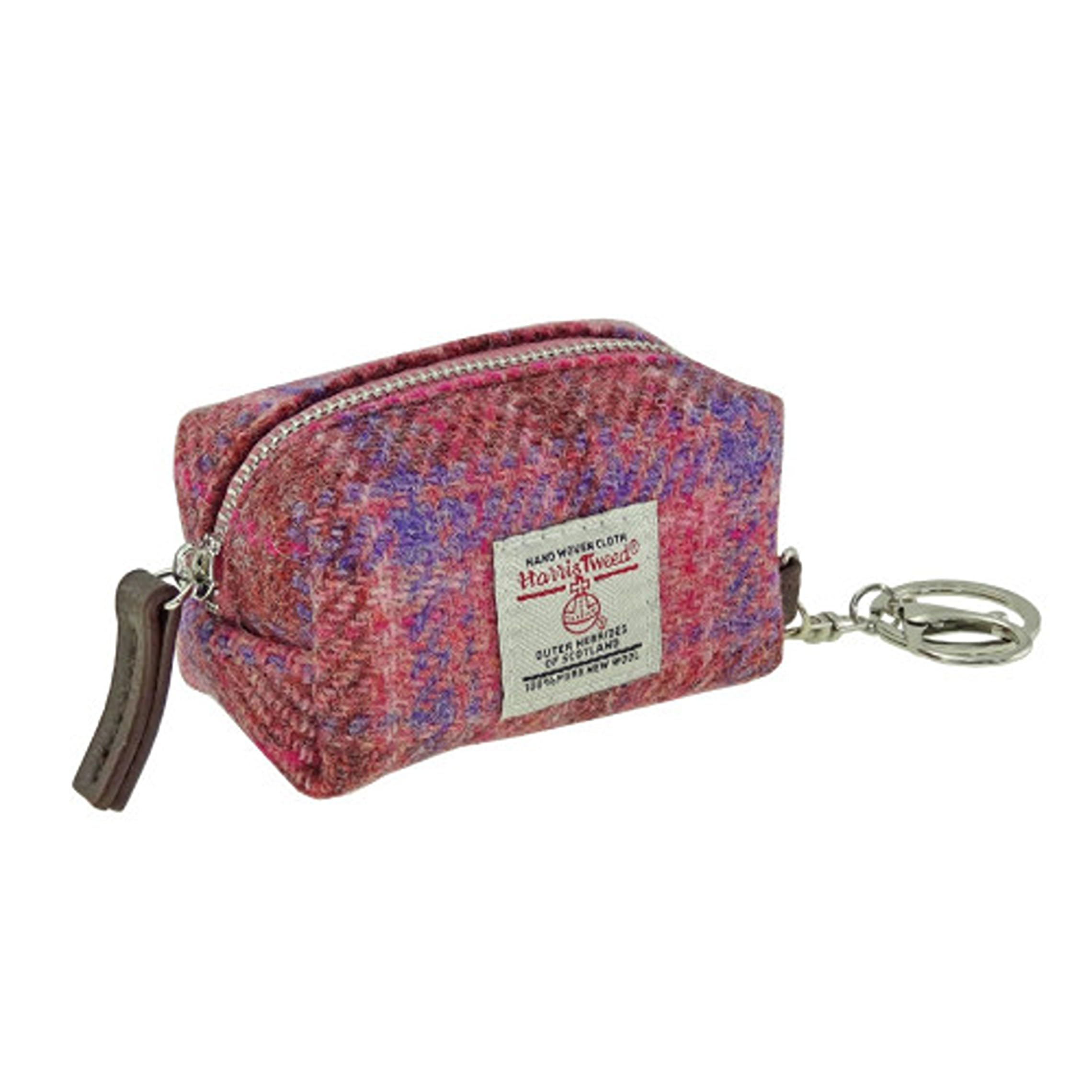 Glen Appin Pink Harris Tweed Fara Micro Bags