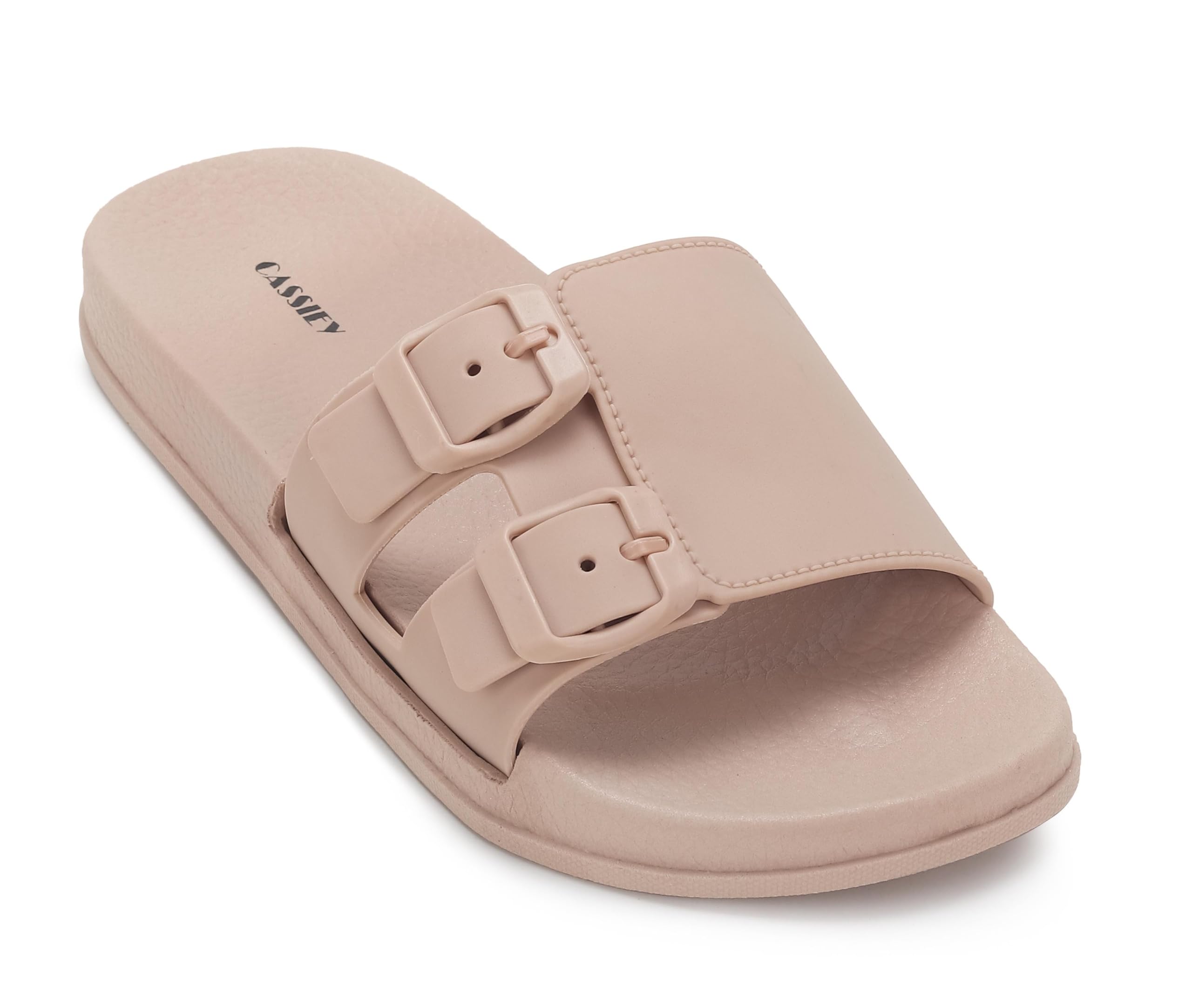 CASSIEY Daily Use Fashion slip on sliders for women, girls home slipper, womens flipflop footwear, fancy beach wear Slipper- Peach (B0CTQSQ1GD) Amazon Price History, Amazon Price Tracker