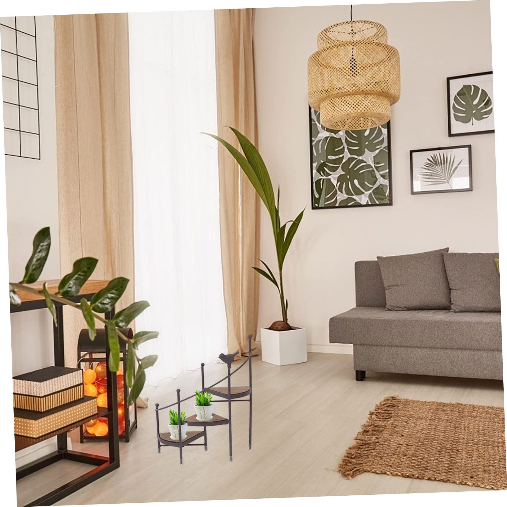 Kisangel Support Pot De Fleur à Plusieurs Niveaux Pour Plantes Grasses Étagère à Plantes Sur Pied
