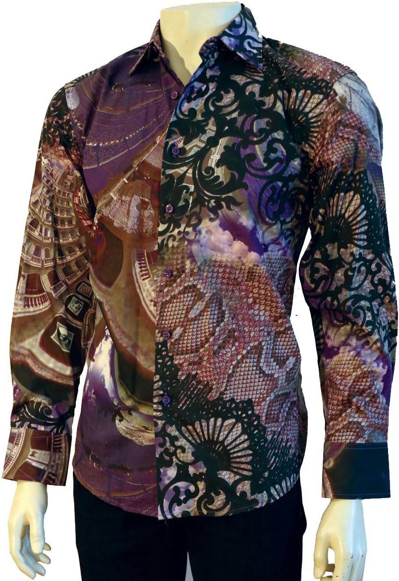 CDS Risen Men's 100% Cotton Digital Print Shirt 5016 Inception