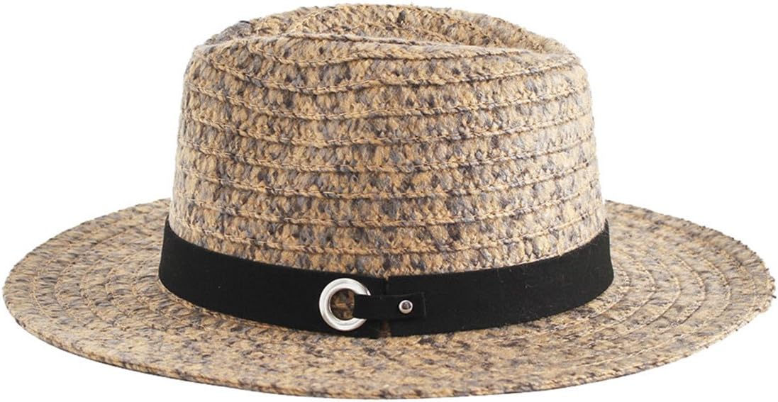YUUVE Straw Hat Large Brim Sun Hat Women Summer Beach Cap Big Foldable Floppy Fedora Hats for Women Girls
