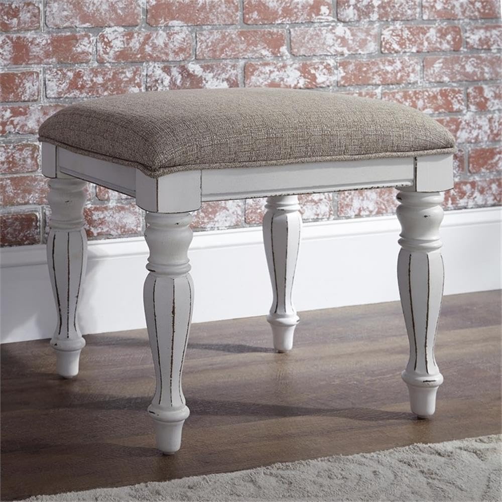 Liberty Furniture Magnolia Manor White Vanity Stool