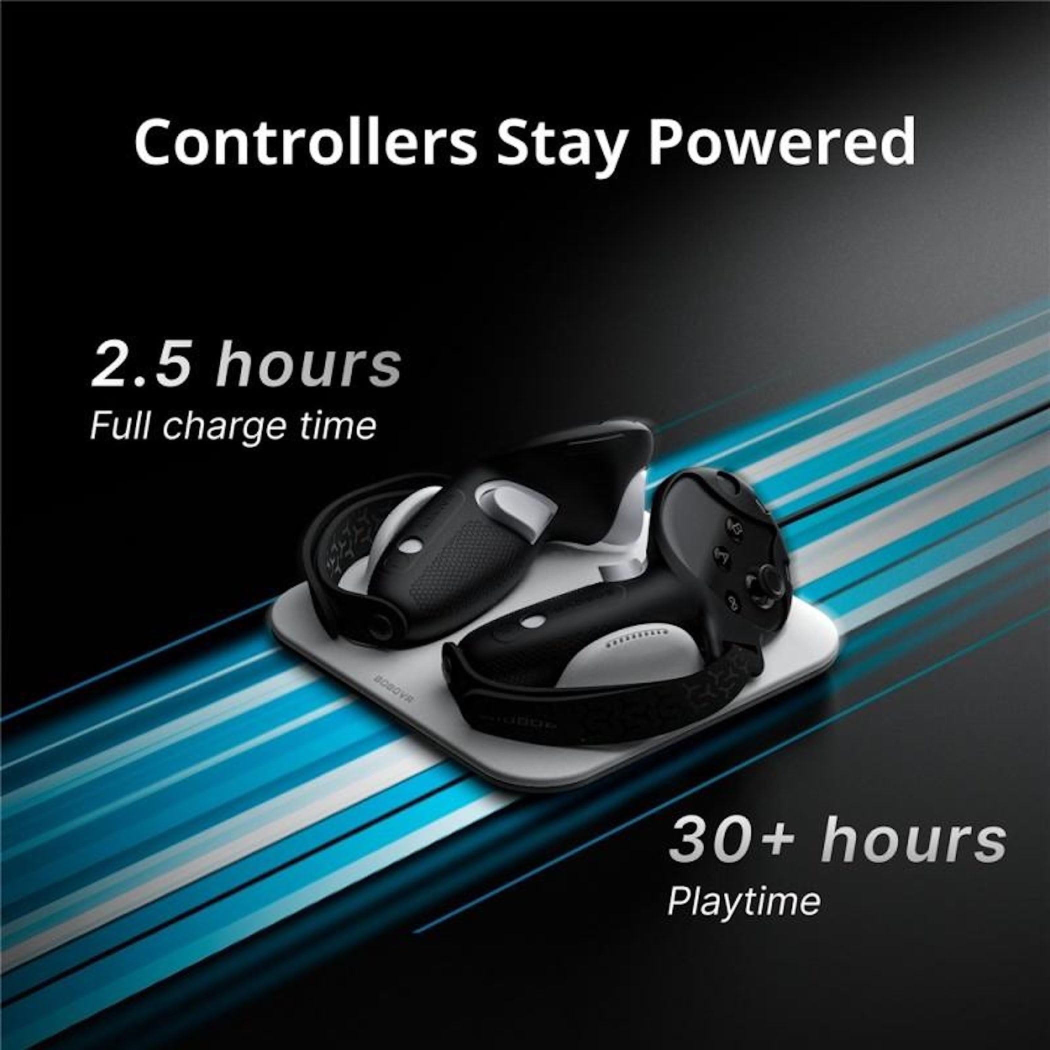 Wigento Controller Ladestation für Meta Quest 3 und Quest 3S