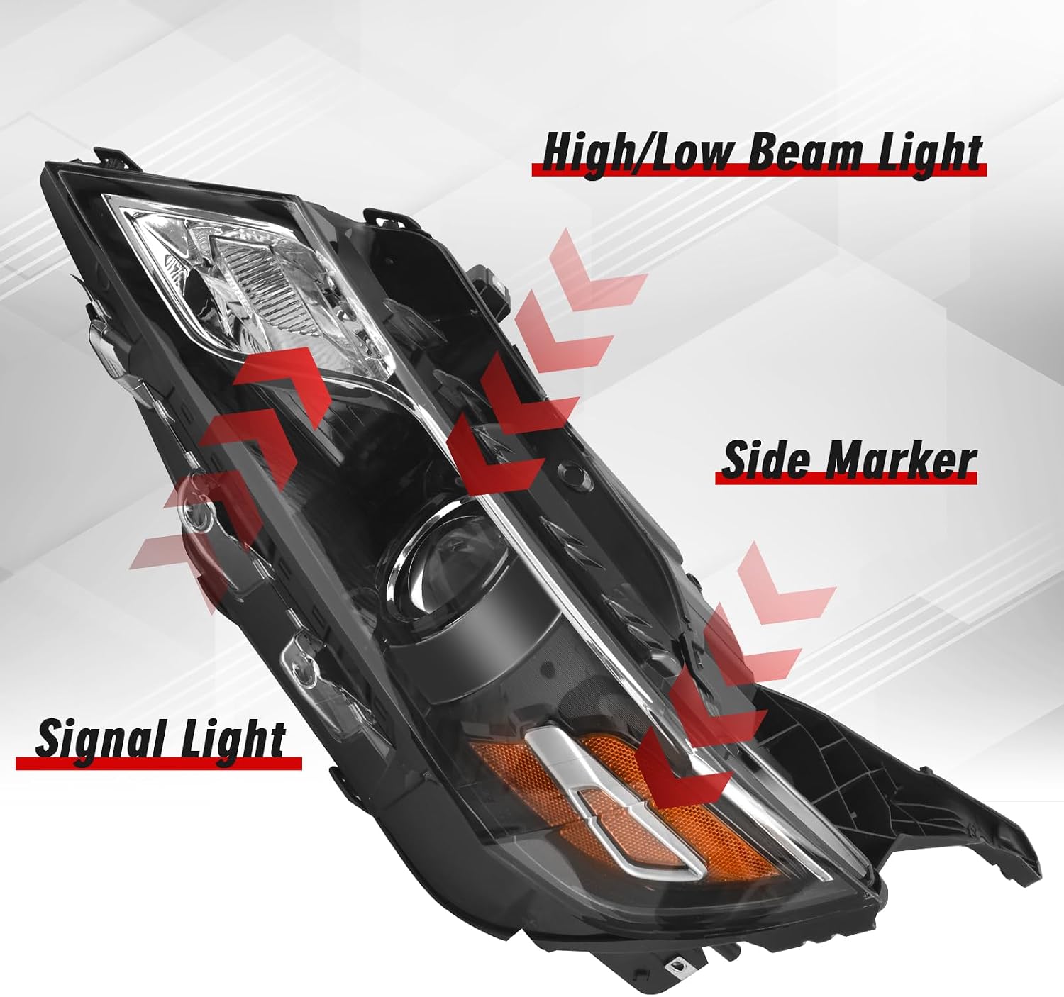 Headlight Assembly GM2502388 2014 2015 2016 2017 2018 2019 2020 Left Driver Side for CHEVROLET IMPALA 84434645