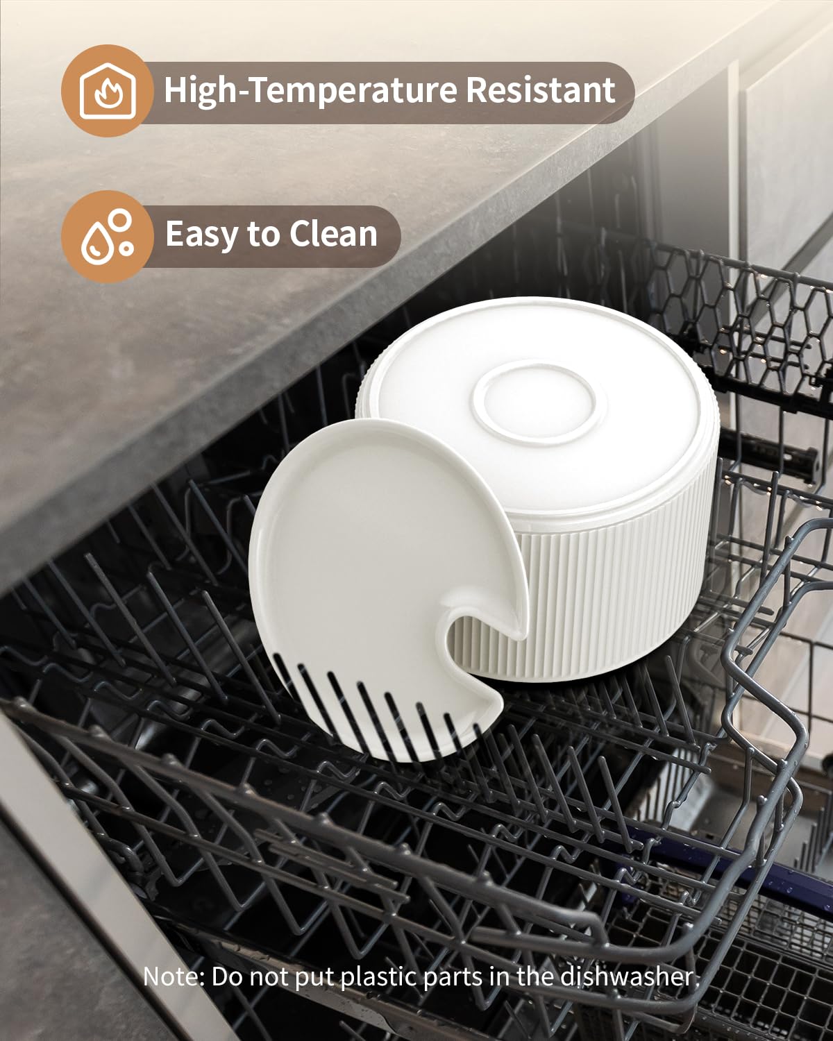 Fuente de agua de cerámica para gatos, fuente automática de agua para mascotas de 2 litros, para gatos de interior y perros pequeños, ultra silenciosa, sin BPA, dispensador de agua para gatos con