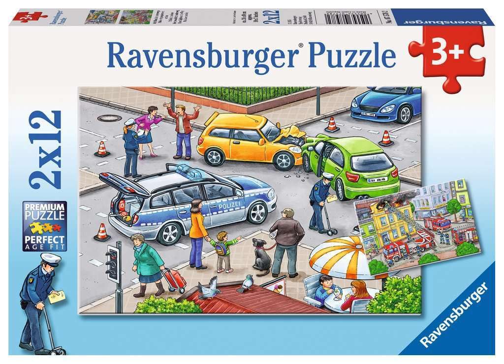 Ravensburger 07578 2 "Police Action Puzzle (24-Piece)