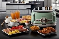 Ariete 156/04 Vintage Négy Szeletes Toaster Zöld 8