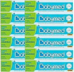 Genérico Kit 12 Pomadas Para Prevenção De Assaduras Babymed 45g
