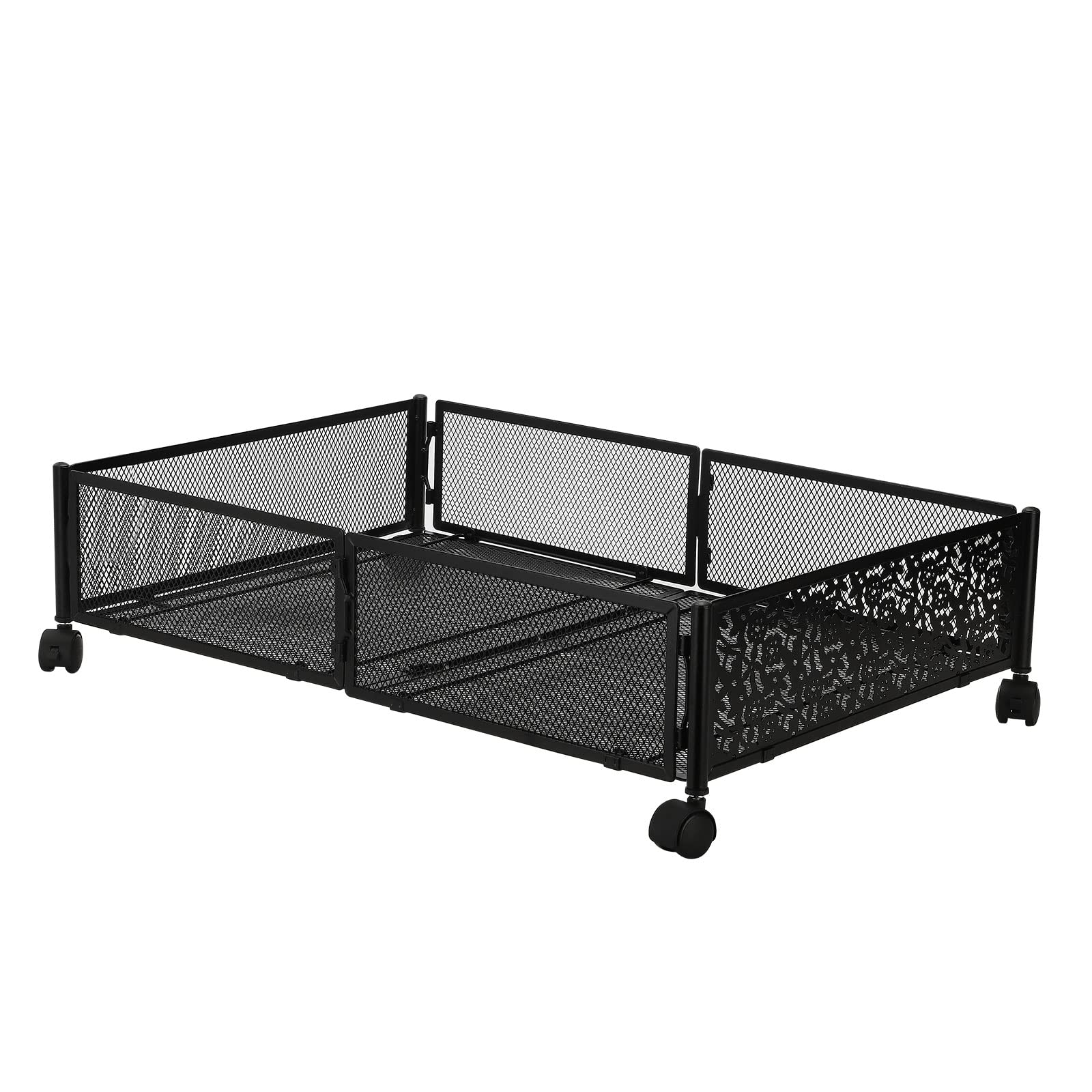 Almacenamiento rodante bajo cama para organizar los zapatos del armario en dormitorios pequeños