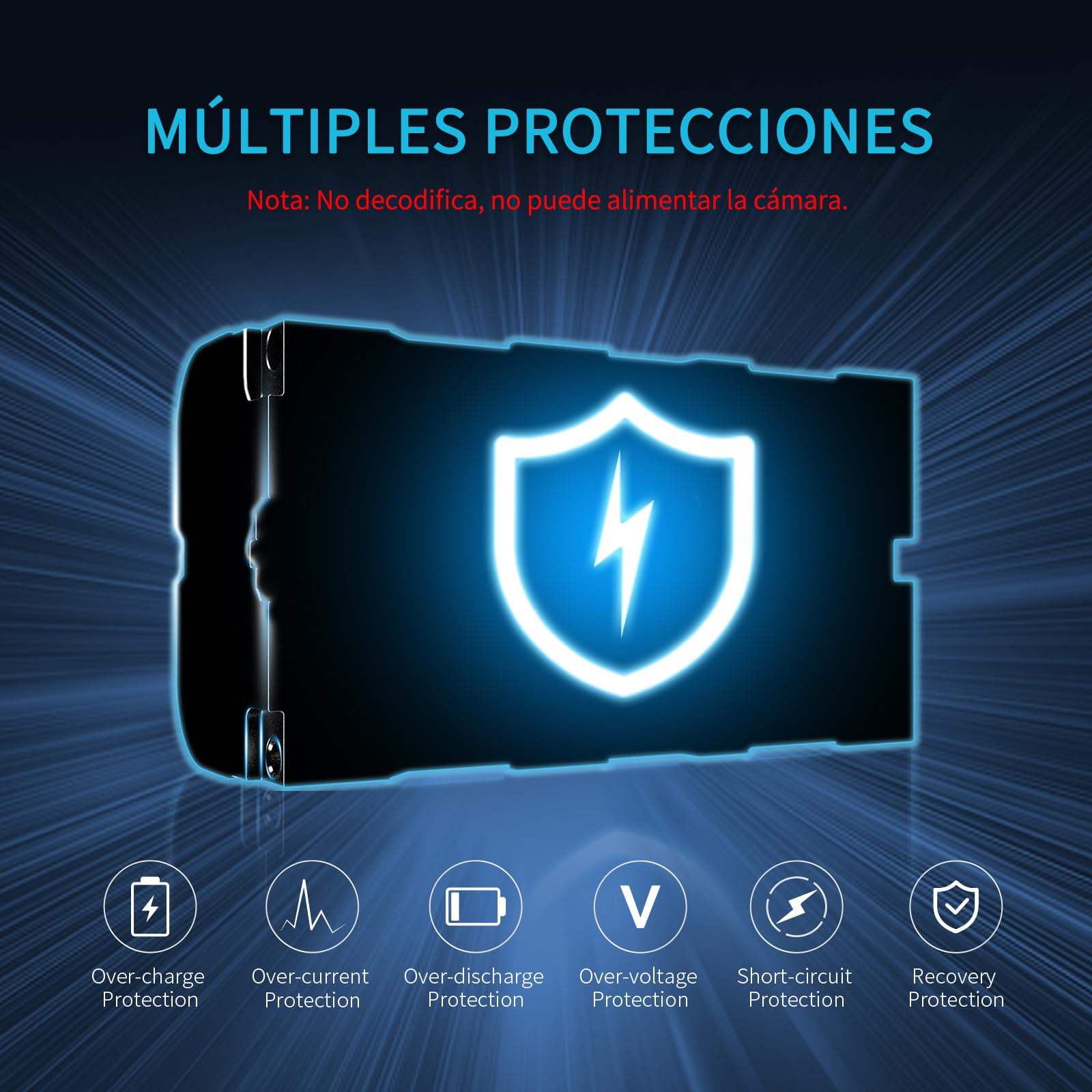 FEELWORLD 1 Pack Batería de Repuesto NP-F970 6600mAh para NP-F970 F960 F950 F770 F570 F550, USB-C Recargable rápido para luz LED, Monitor de cámara, transmisión inalámbrica