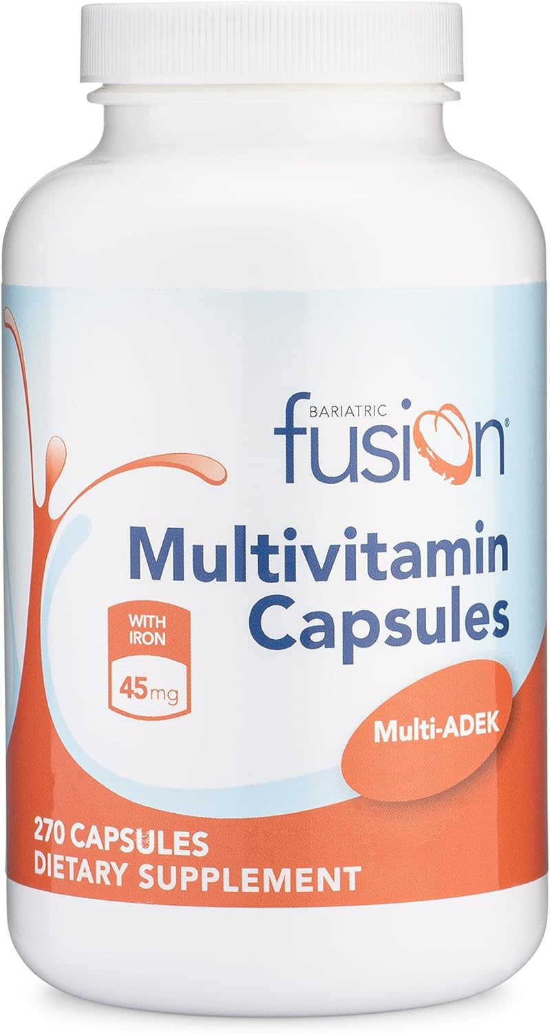 Bariatric Fusion High ADEK Multivitamin Capsule with 45mg Iron Multi