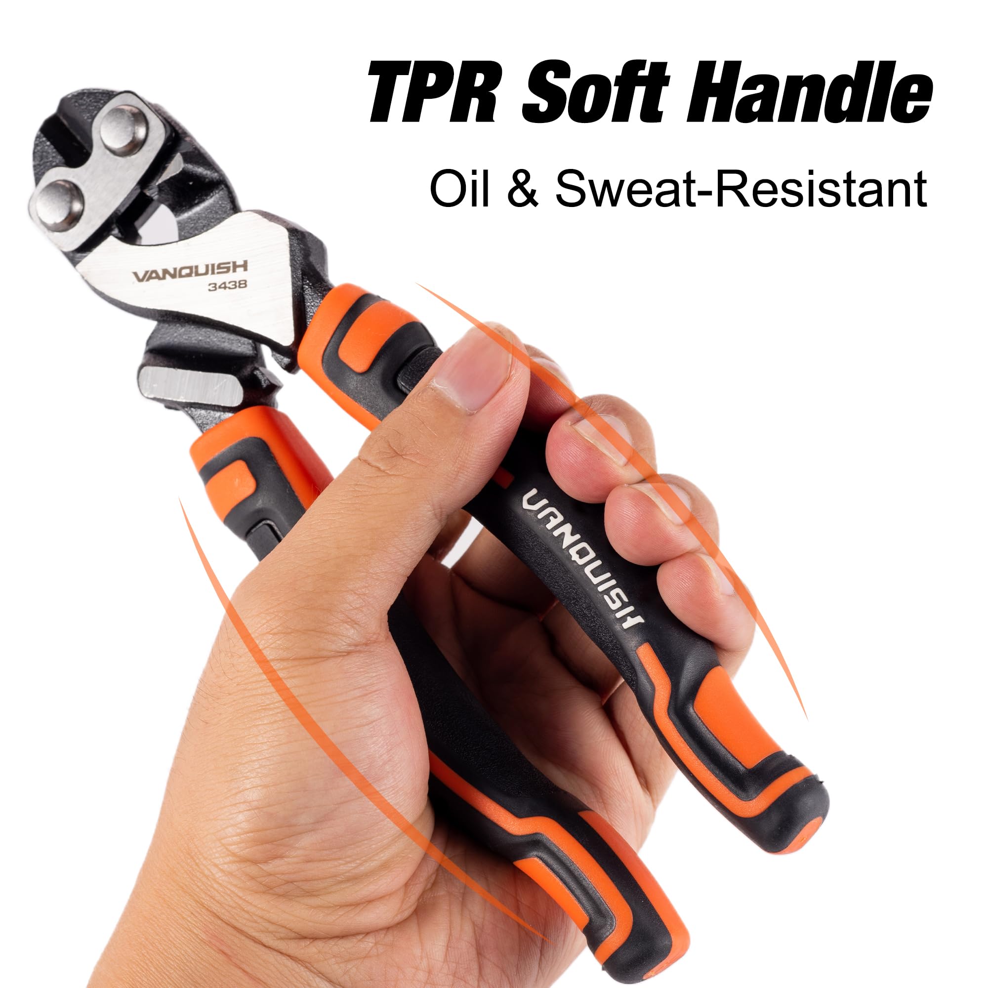 Vanquish 8 Inch Bolt Cutter - Heavy Duty -7 Vanquish 8 Inch Bolt Cutter - Heavy Duty -7