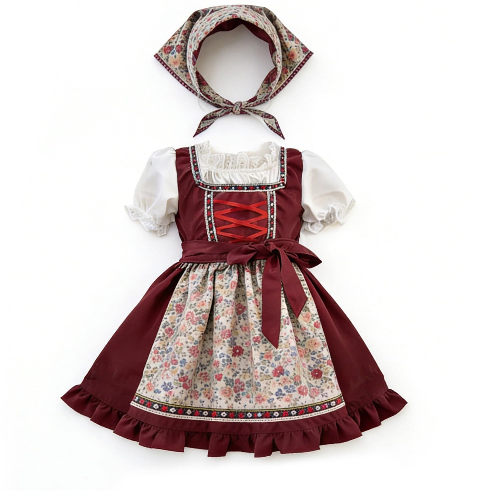 Conjunto Infantil de Estilo bávaro con Delantal para y día a día – Girls Outfits&Set categoría Productos-1 Armonía Entre Diversión y Práctica