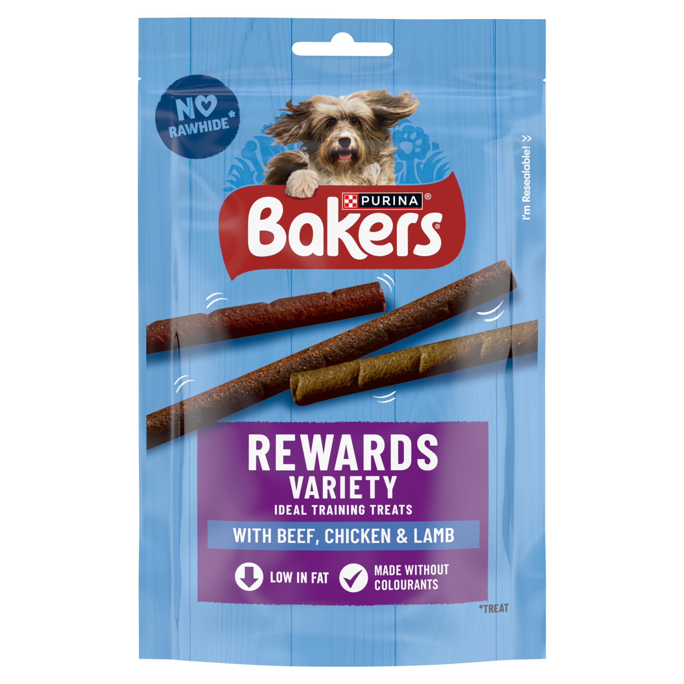 Rewards Chicken, Beef and Lamb Dog Treats 100g
