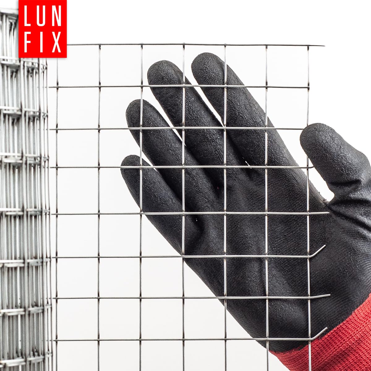 Volierendraht 25x25 Ø 1.4 mm 1m x 25m Stahl verzinkt Hasendraht | Kaninchendraht, Drahtgitter Schweißgitter Maschendraht, Wühlmausgitter für Garten, Maschendrahtzaun