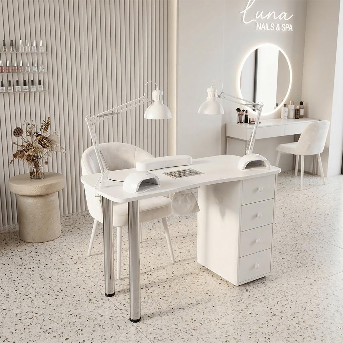 Produce Shop Tavolo Manicure Ricostruzione Unghie Aspiratore Per Estetista Manoop