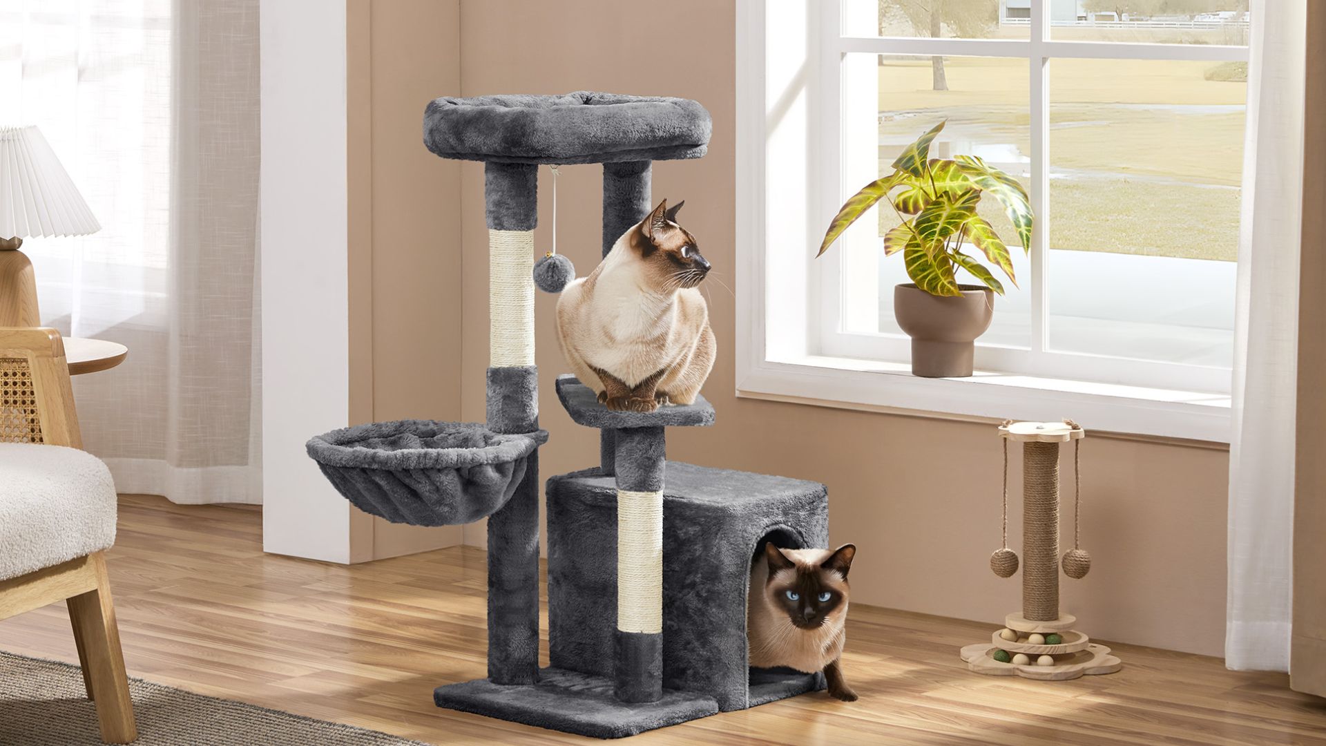 【新着商品】Yaheetech キャットタワー 猫タワー 据え置き おしゃれ 高 Amazon | Yaheetech キャットタワー 猫タワー 据え置き スリム 省