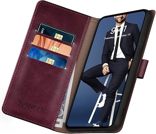 Miniatura 4 de SUANPOT for Samsung Galaxy A23 5G4G Wallet case with RFID Blocking Credit Card Holder,Flip Book PU Leather Protective Cover Women Men for Samsung