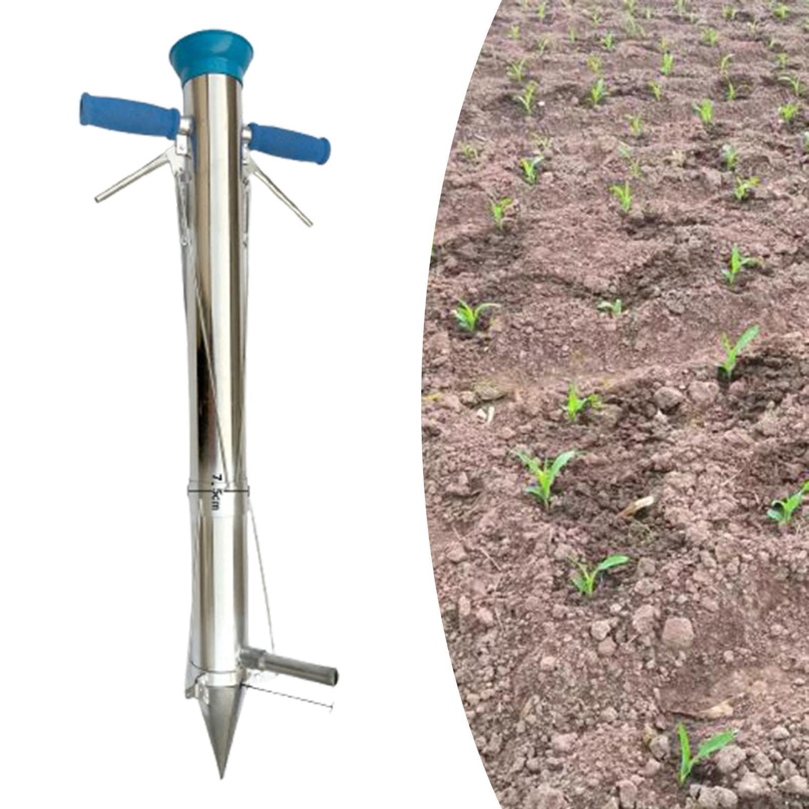 KESOTO Long Handheld -Glühbirnen -Pflanzer -Gartenwerkzeug Schwerlast -Kee -Widerstands -Sod -Plugger, Doppelgriff