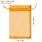 ANZNKU 50 Pack Organza Bags 4 x 6 inch Premium Sheer Drawstring Small Gift Bags for Halloween Candy Jewelry Party Wedding Halloween Christmas Favor (Orange)