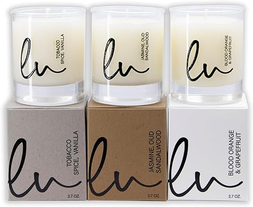 Miniatura 34 de Lulu Candles Lino fresco Vela perfumada en tarro de soja de lujo Vertida a mano en los Estados Unidos Altamente perfumada y duradera
